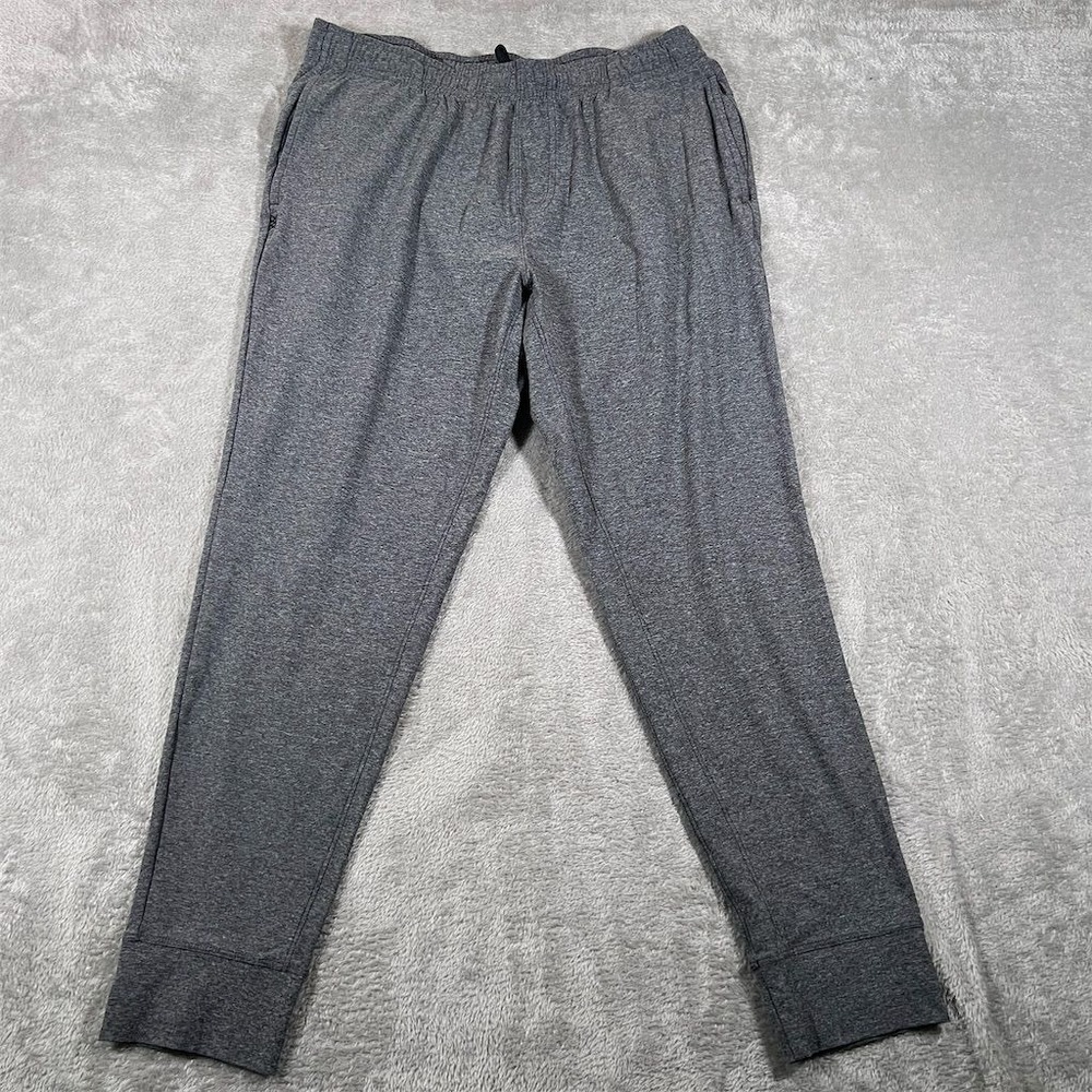 Rhone Sweatpants Men's‎ Size Large Gray Elastic Waistband Pockets Lounge